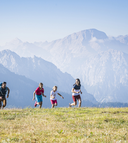 Wandern Familie