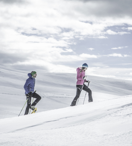 Snowshoeing