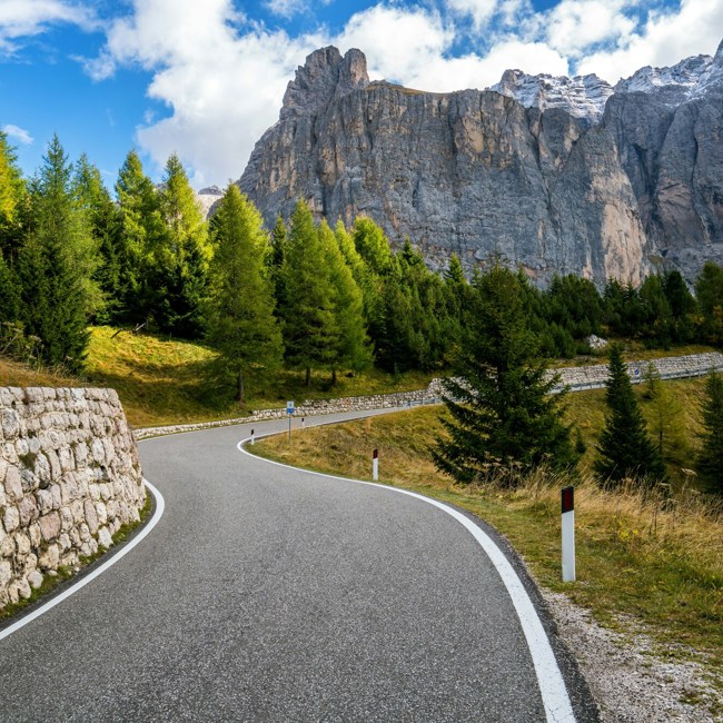 Passstrasse Dolomiten